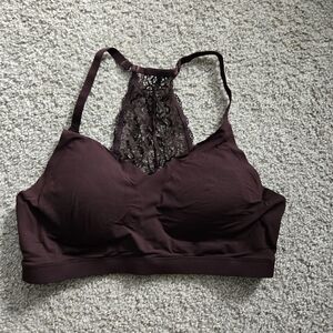 Maurices Dark Brown Lace Bralette